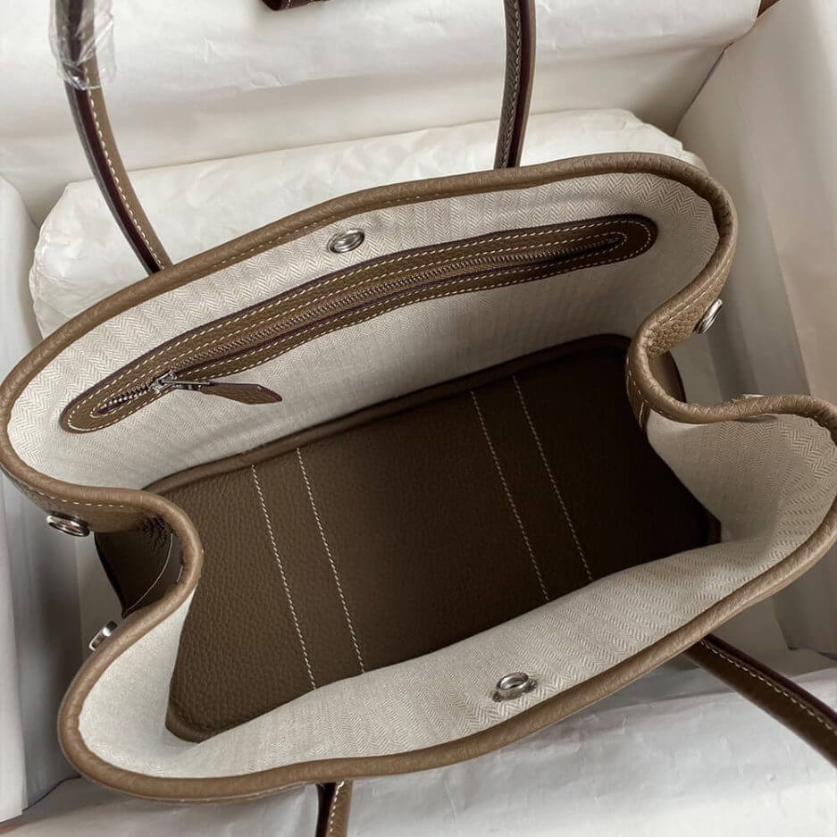 Etoupe Hermes Garden Party 30 Bag - Image 8