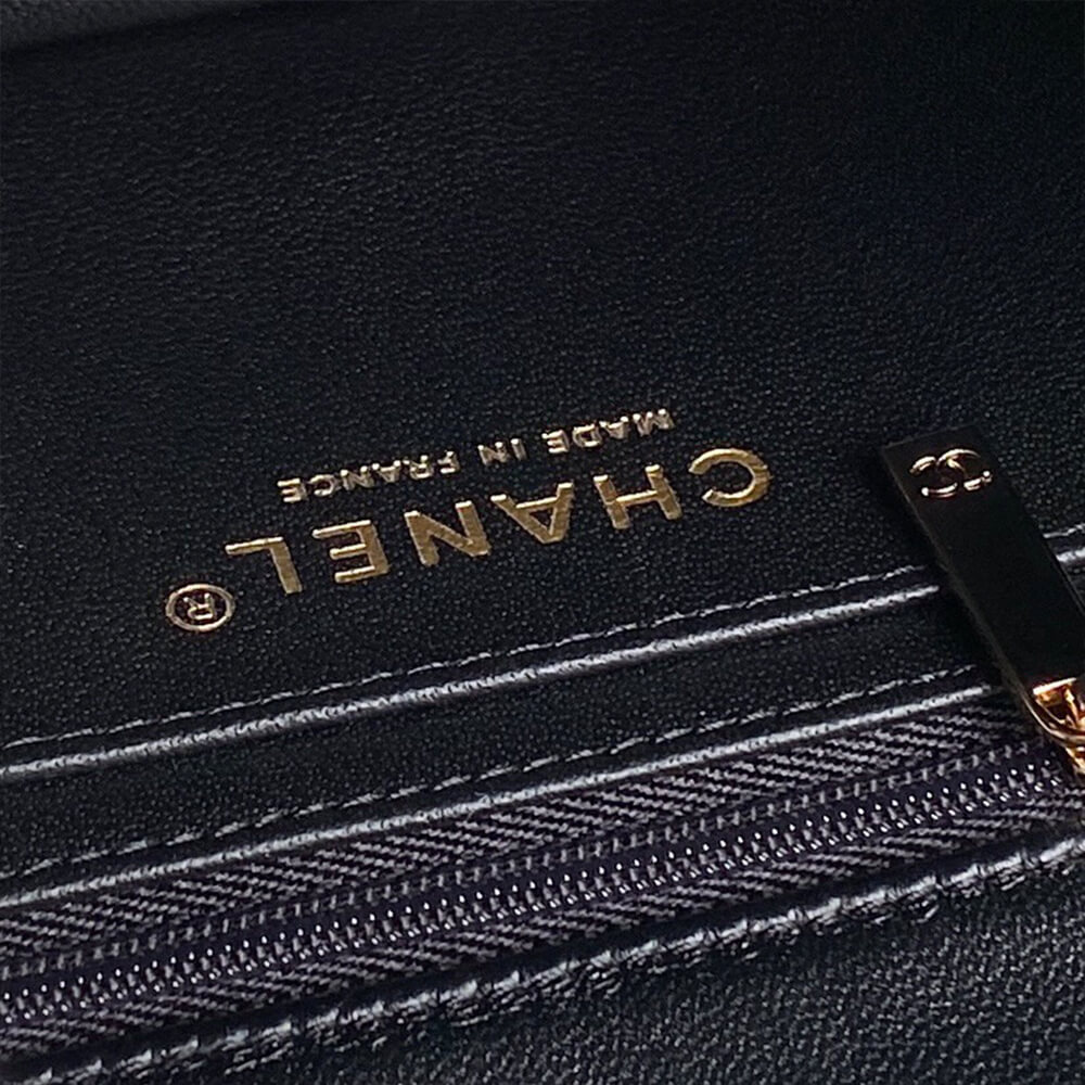 CHANEL Mini Classic Handbag With Top Handle - Image 8