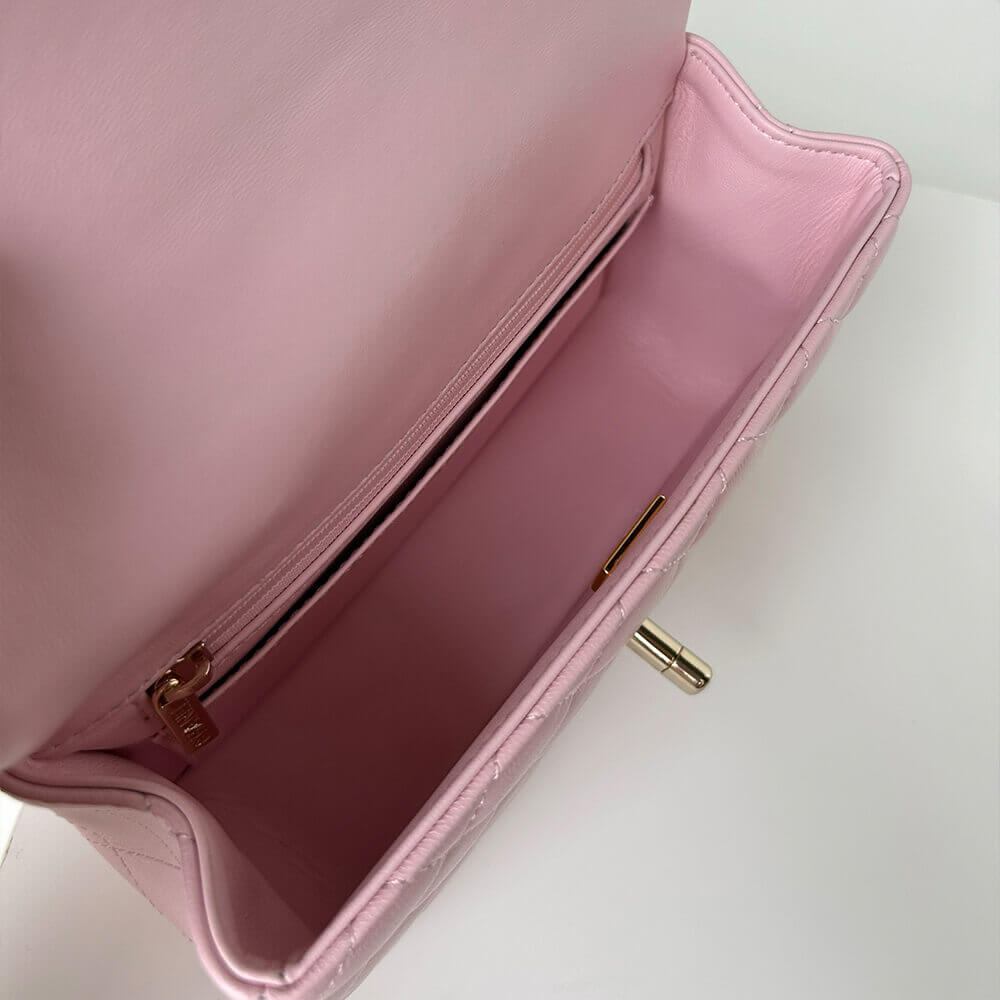 CHANEL Mini Classic Handbag With Top Handle - Image 8