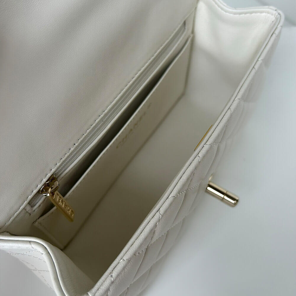 CHANEL Mini Classic Handbag With Top Handle - Image 8