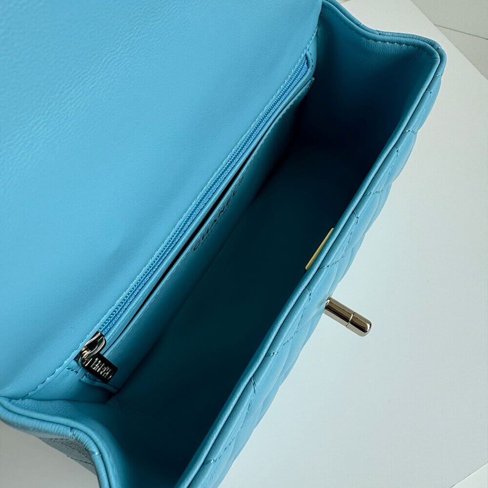 CHANEL Mini Classic Handbag With Top Handle - Image 8