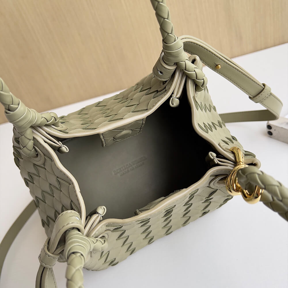 Travertine Bottega Veneta Small Parachute - Image 8