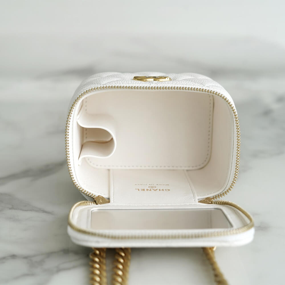 Chanel small gold ball makeup bag - Image 8