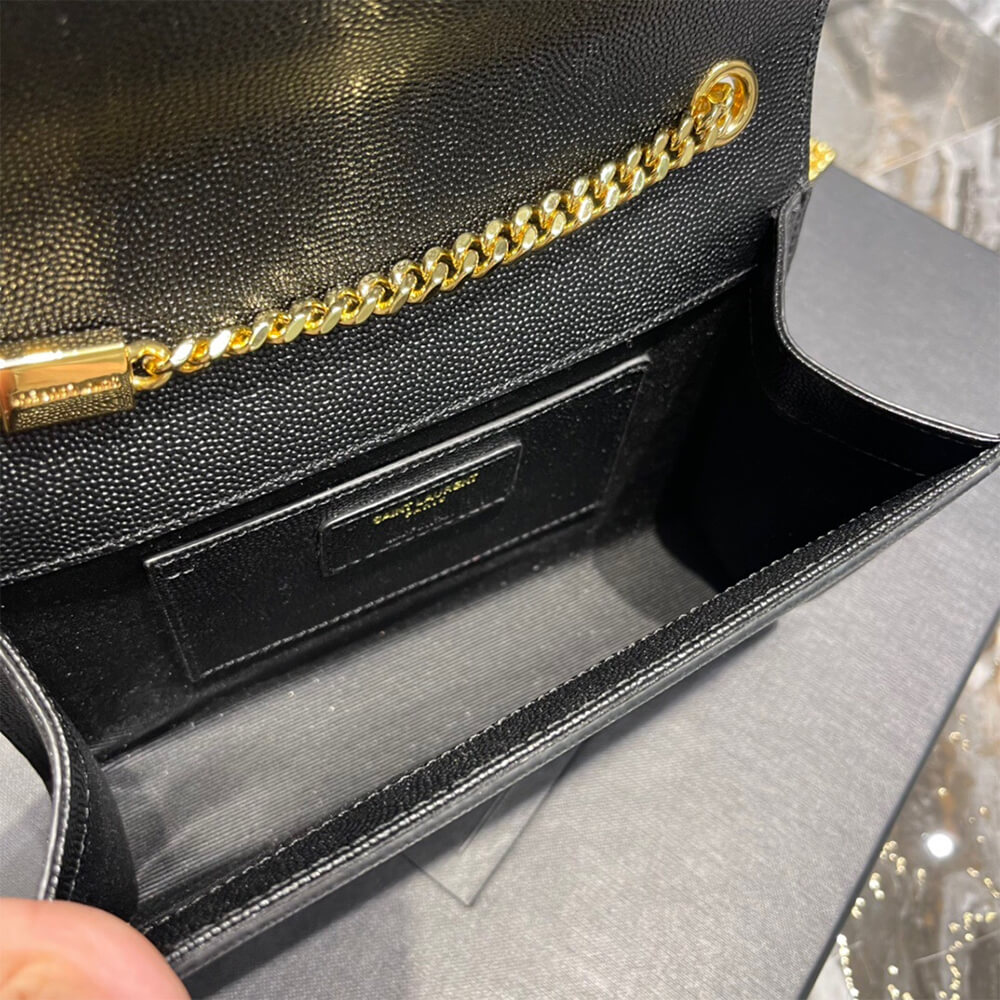 Black YSL KATE SHOULDER BAG - Image 8