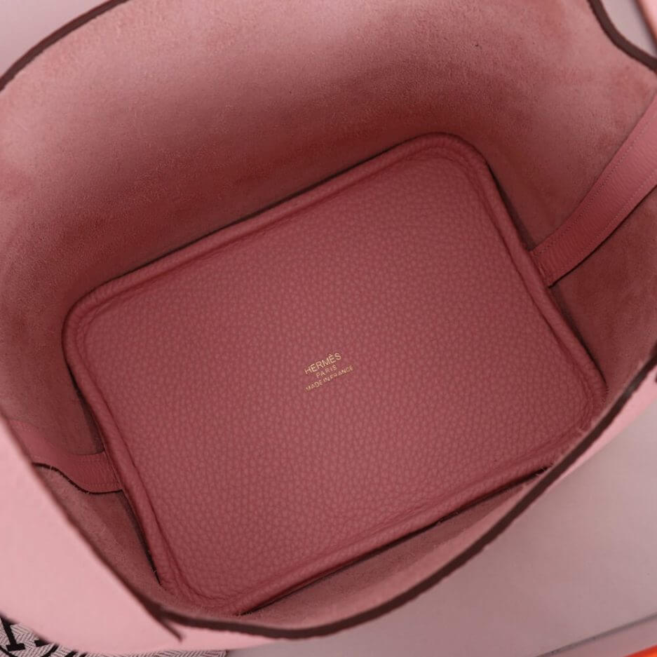 Pink Hermes Picotin Lock 22 bag (Best
 grade) - Image 7