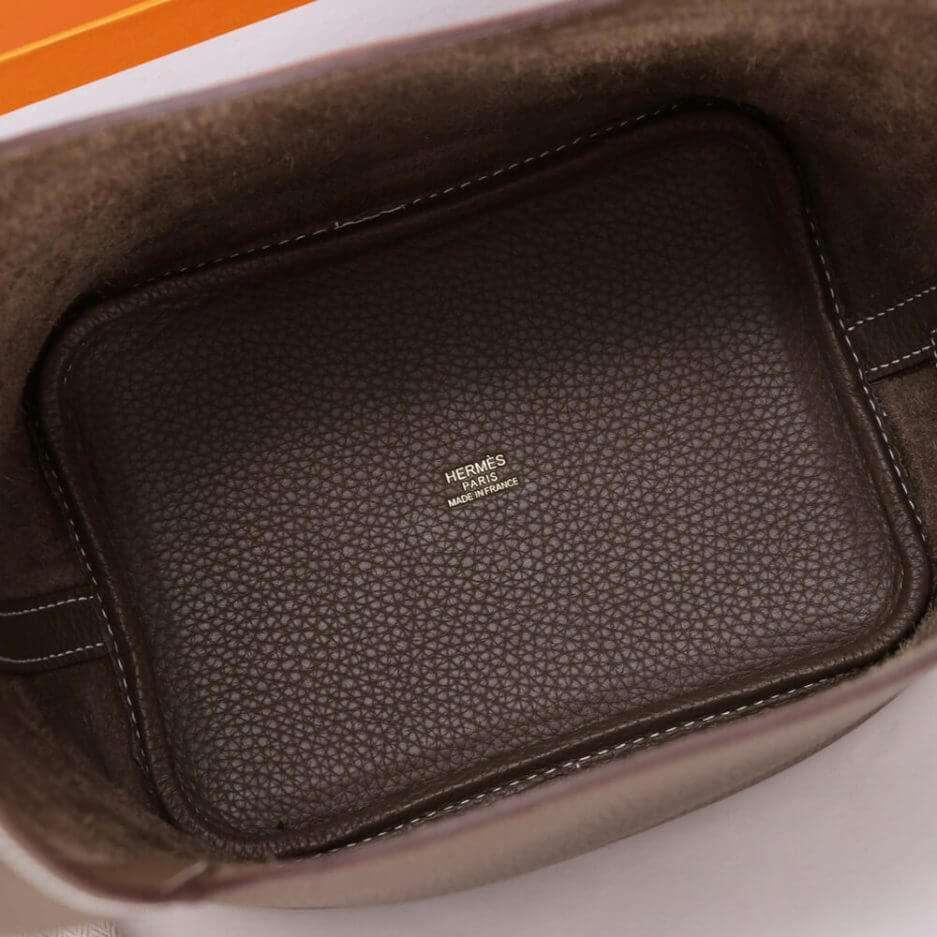 Etoupe Hermes Picotin Lock 22 bag - Image 8