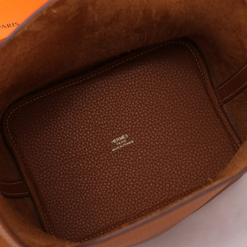 Brown Hermes Picotin Lock 22 bag - Image 8