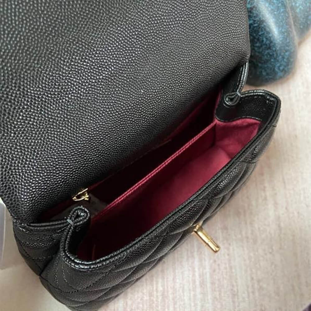 Chanel Coco handle flap shoulder bag Mini - Image 8