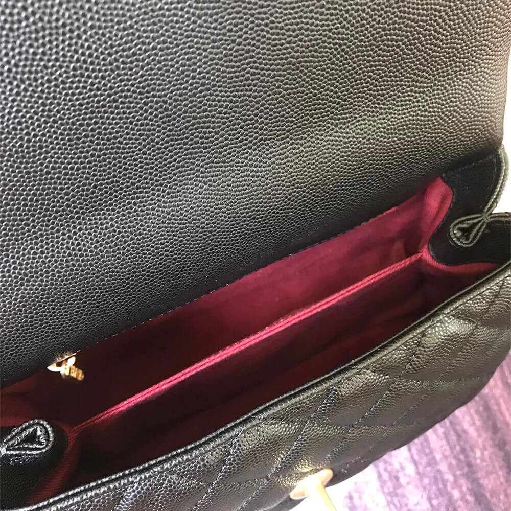 Black Chanel Coco handle flap shoulder bag PM - Image 8