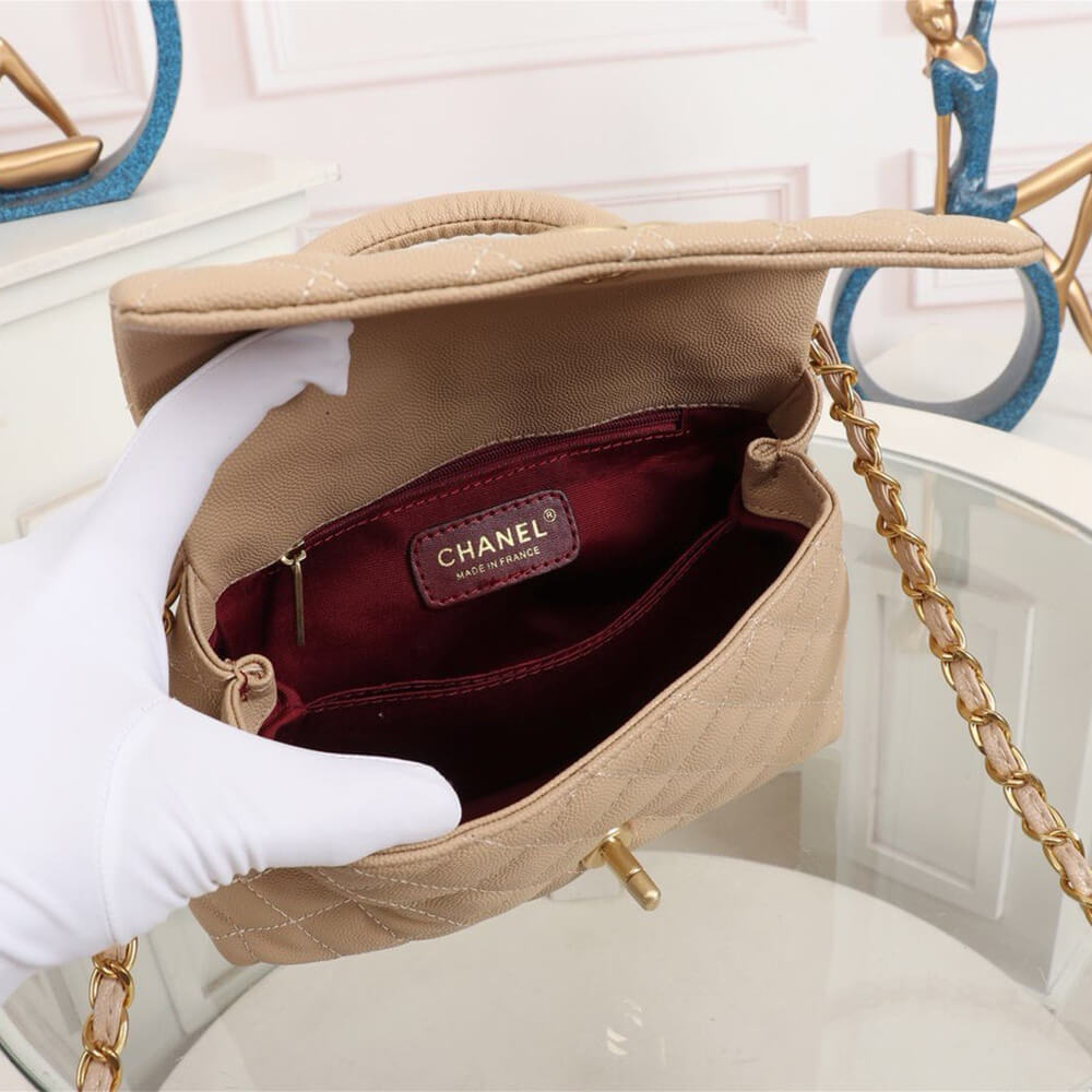 Chanel Coco handle flap shoulder bag PM - Image 8