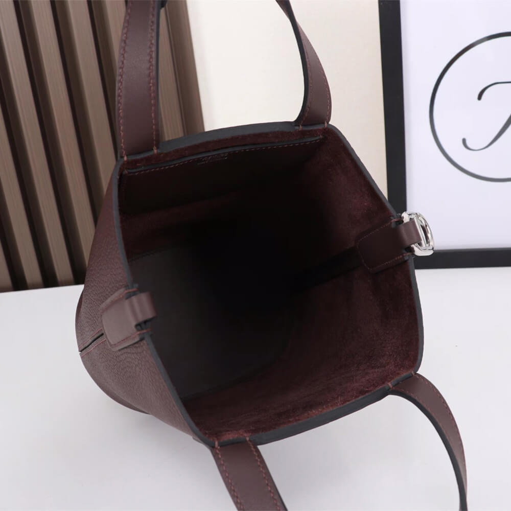 Saddle Red Hermes loop bag - Image 8