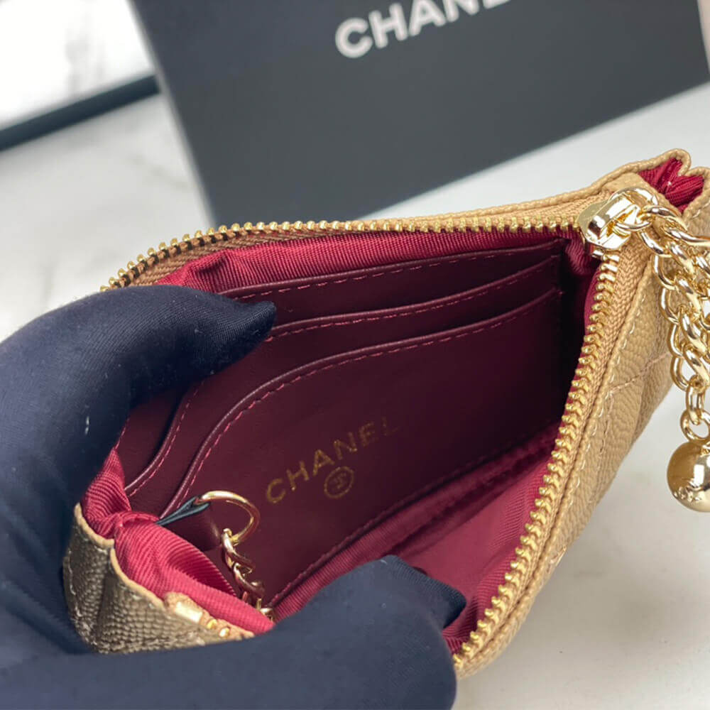 Chanel Classic Small Zip Clutch - Image 8