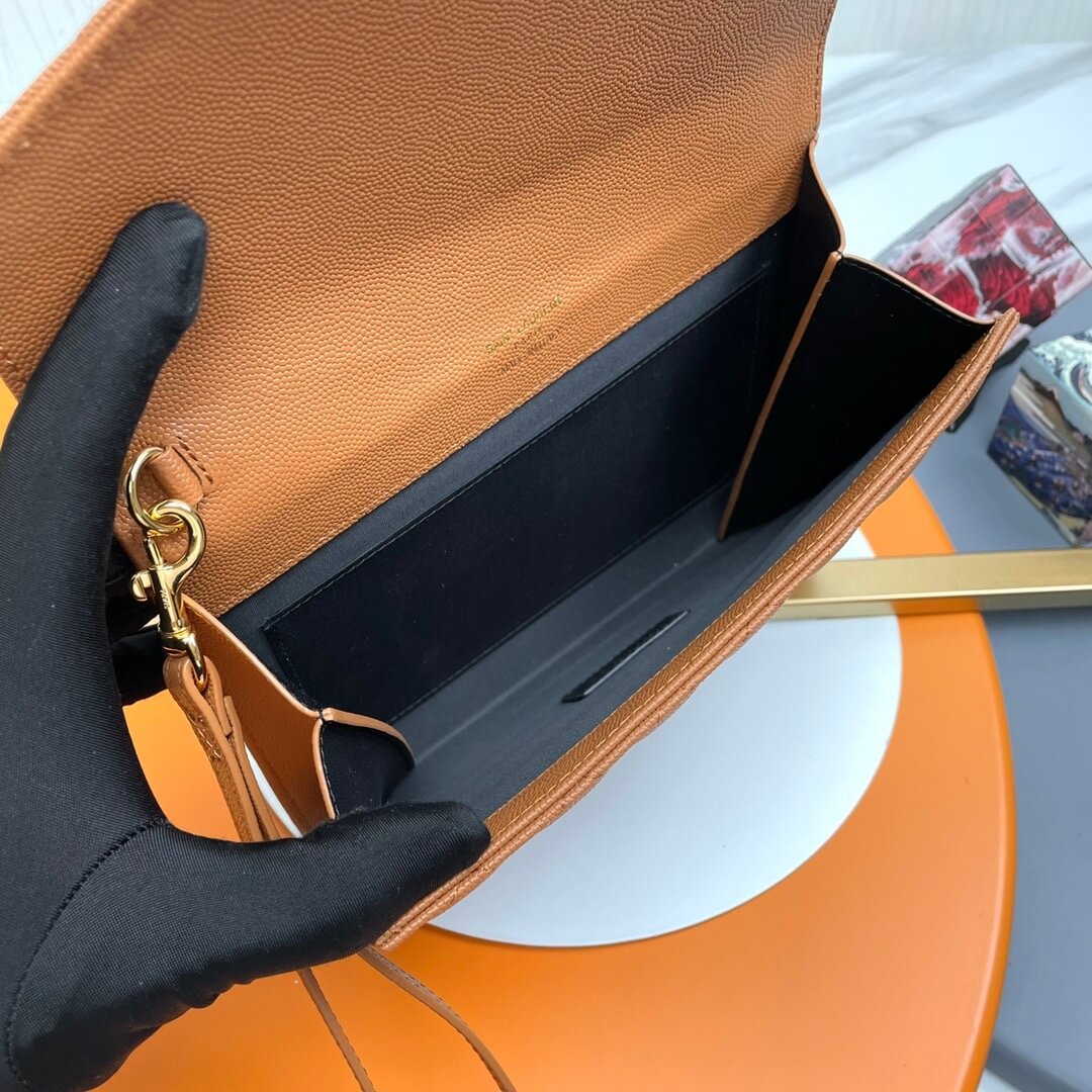 YSL CASSANDRE matelasse leather flap clutch - Image 8