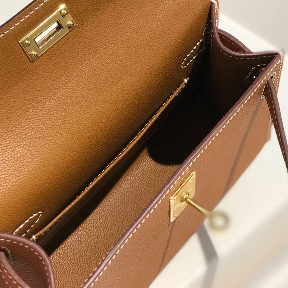 Brown Hermes Mini Kelly II (Best
 Grade) - Image 8