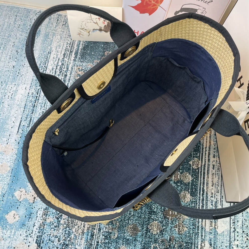 CHANEL Deauville Large Tote - Image 8