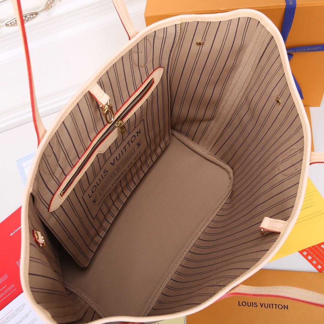 Beige LV Neverfull MM - Image 8
