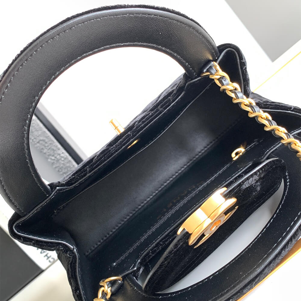 Black Chanel Mini Shopping Bag (Best
 grade) - Image 8