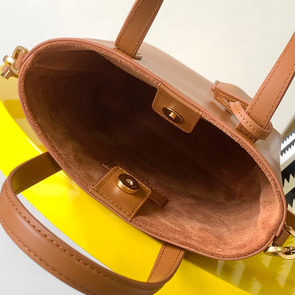 Brown MINI TOY SHOPPING SAINT LAURENT IN BOX LEATHER - Image 8