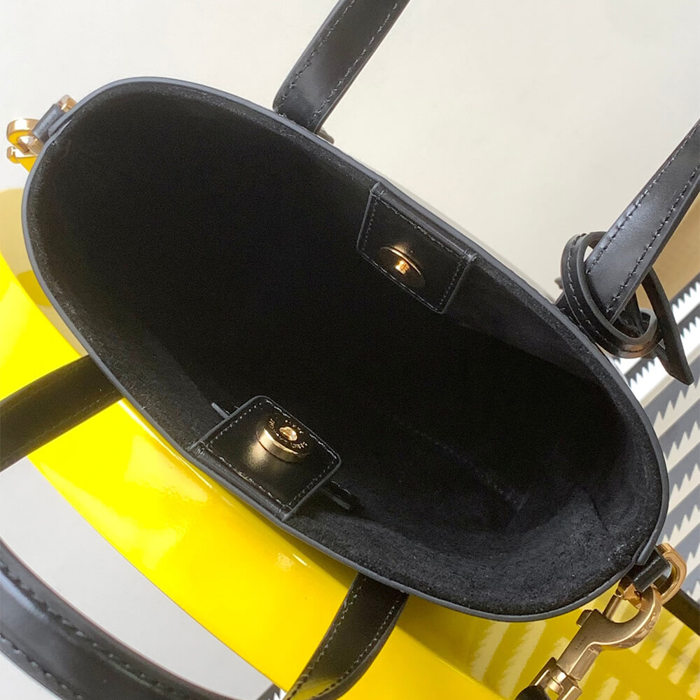 Black MINI TOY SHOPPING SAINT LAURENT IN BOX LEATHER - Image 8