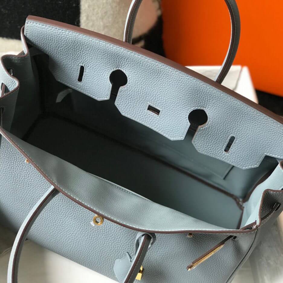 Light Blue Hermes Birkin 35 - Image 8