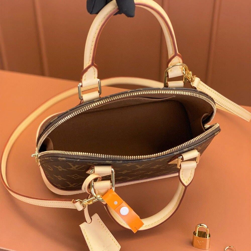 Gold Louis Vuitton ALMA BB - Image 8