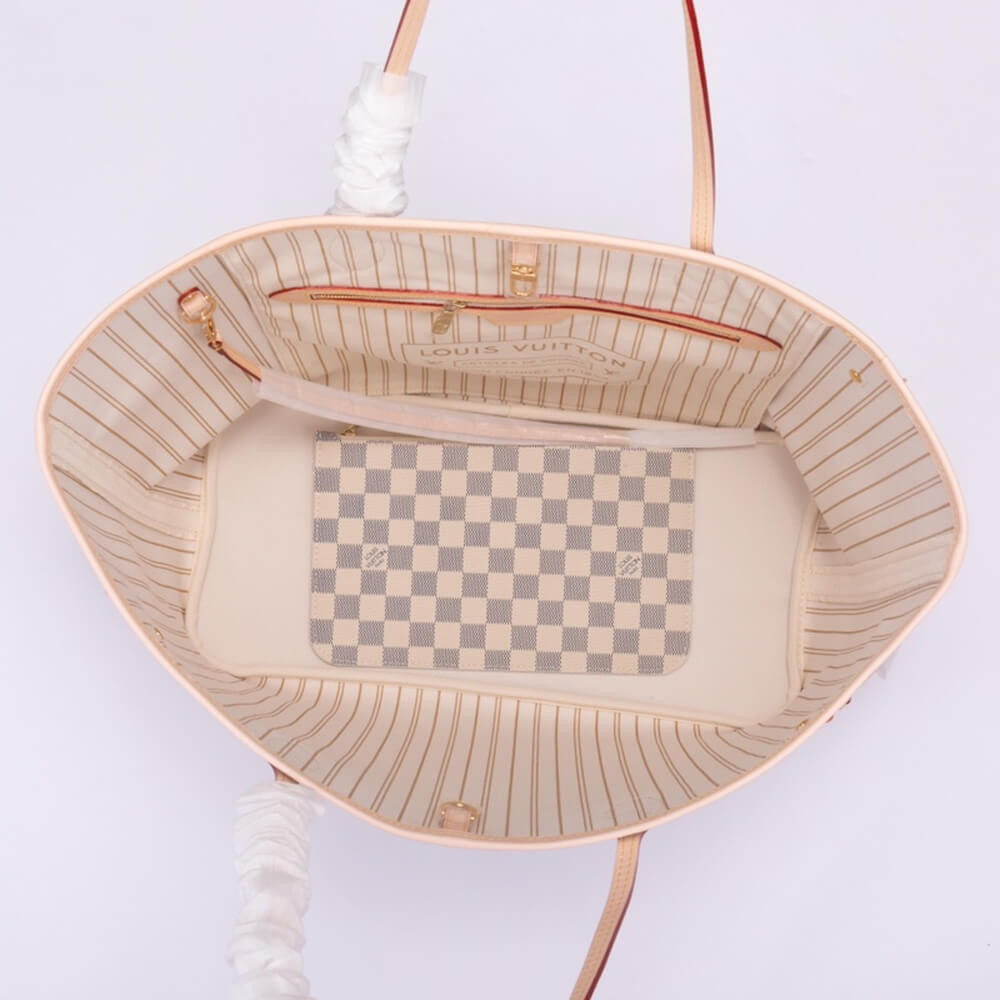 Beige Louis Vuitton NEVERFULL GM - Image 9