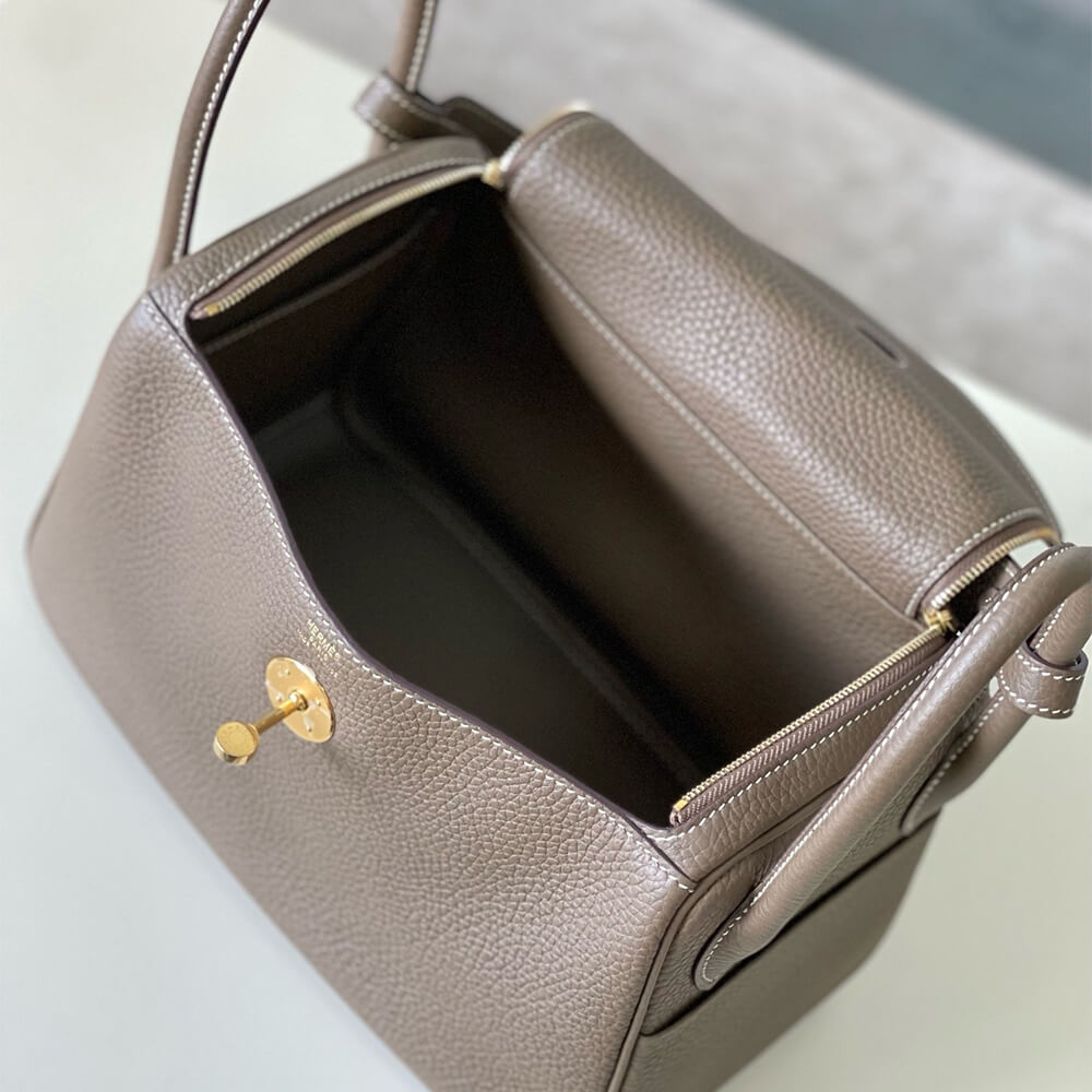 Elephant Gray Hermes Lindy 26 - Image 9