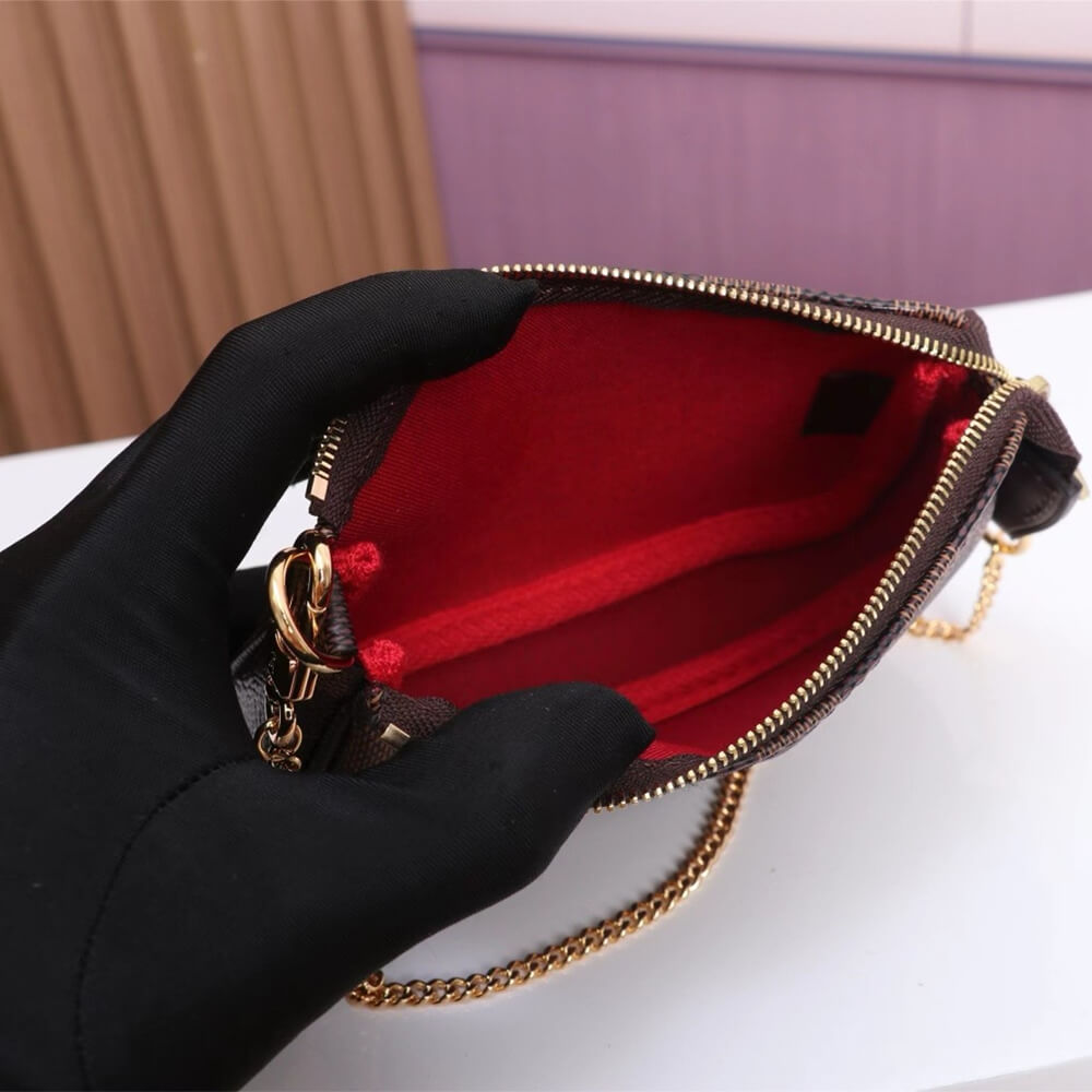 Damier LV Mini Pochette Accessoires - Image 9