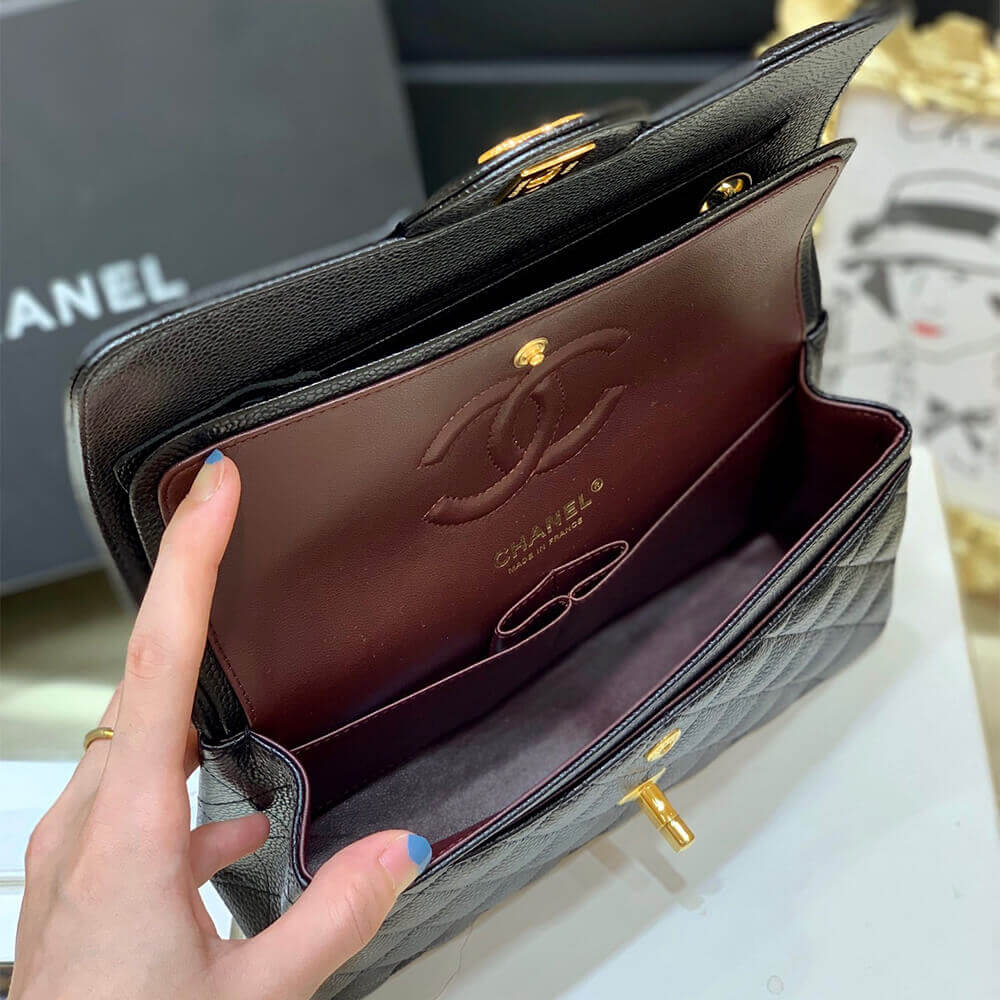 CHANEL SMALL CLASSIC HANDBAG - Image 9