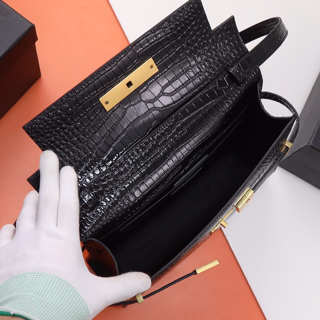 crocodile YSL Manhattan Box - Image 9