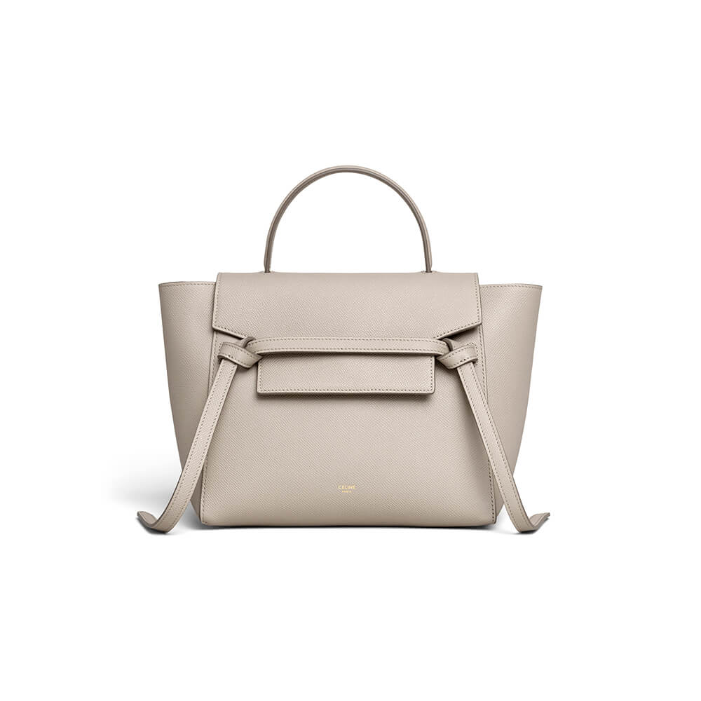LIGHT TAUPE CELINE MICRO BELT BAG