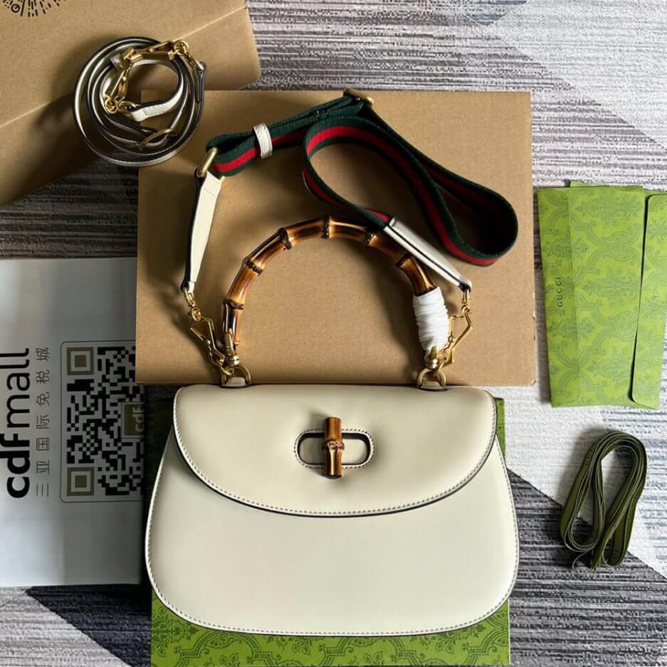 GUCCI BAMBOO 1947 MEDIUM TOP HANDLE BAG - Image 2