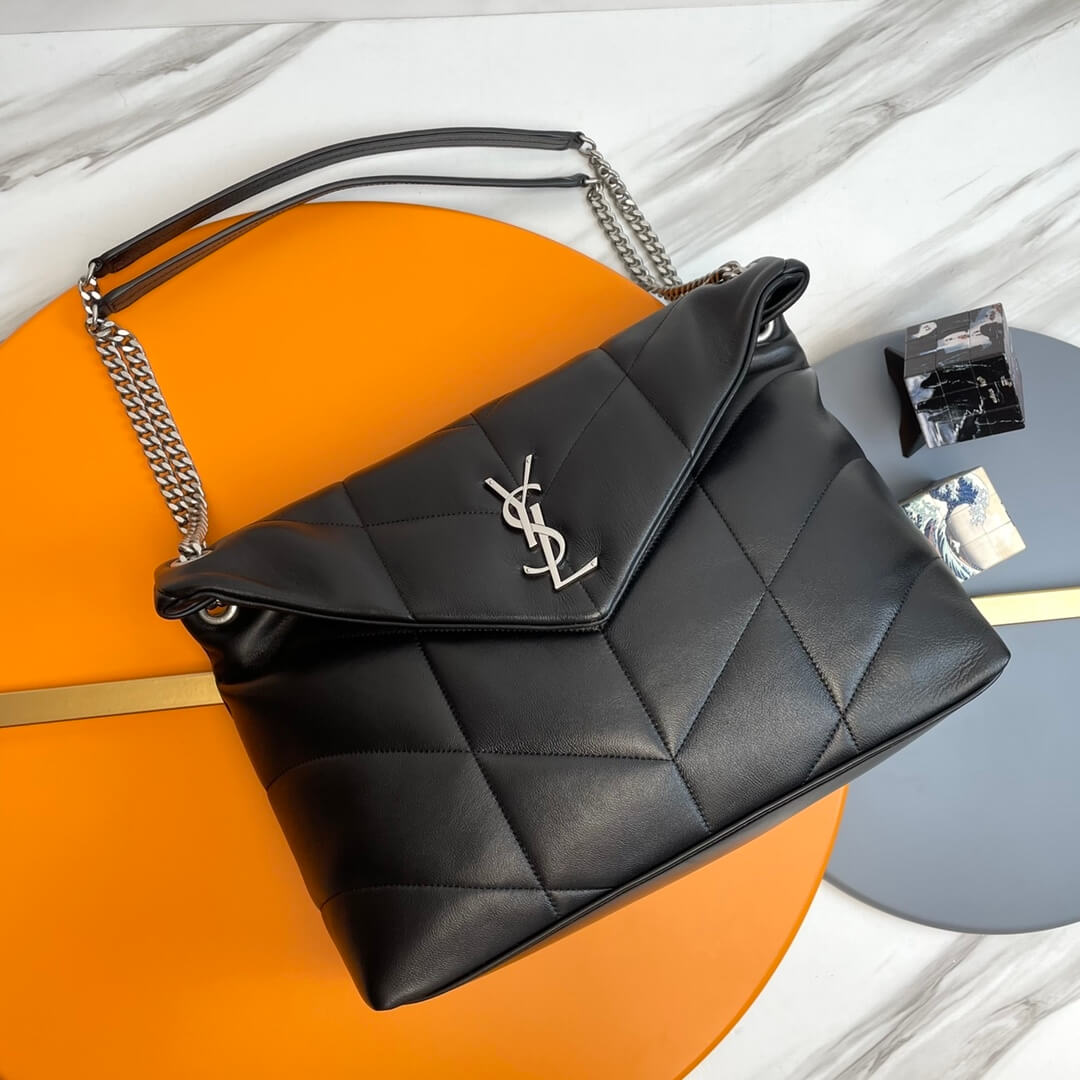 Black YSL PUFFER MEDIUM in Nappa leather - Image 2