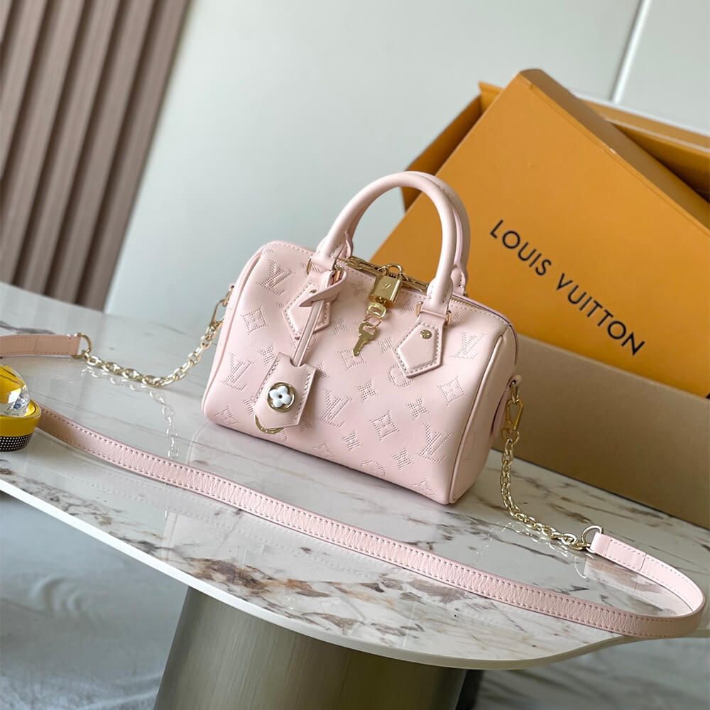 Pink LV Speedy Bandouliere 20 (Best
grade) - Image 2