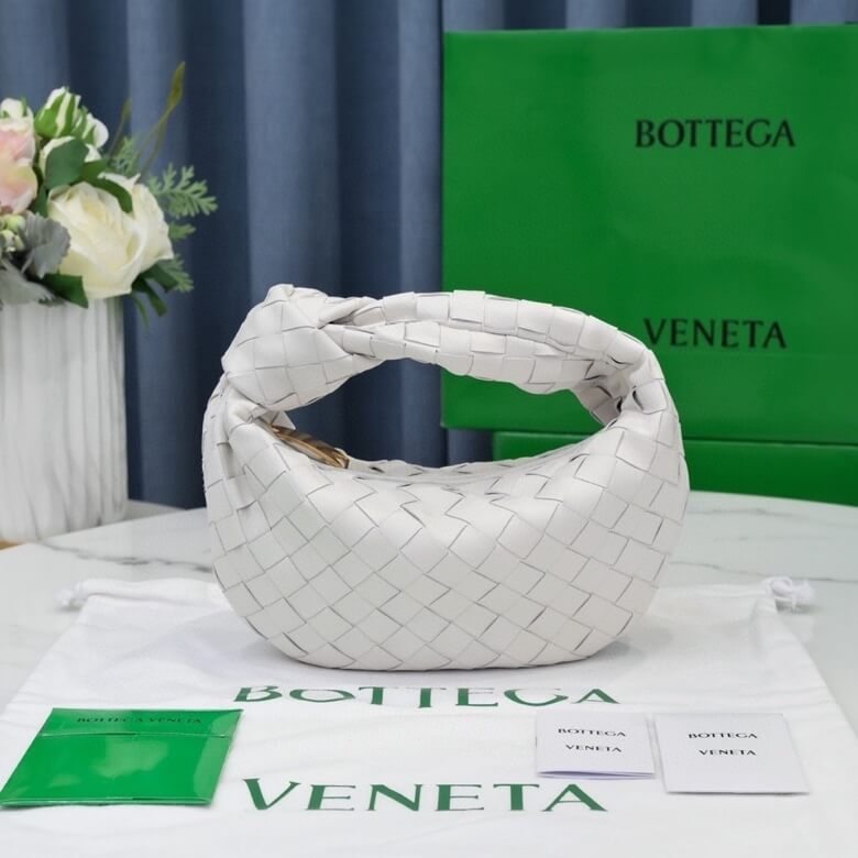 White Bottega Veneta Mini Jodie - Image 2