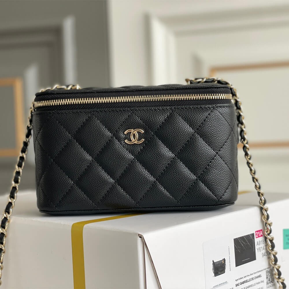 Chanel long box cosmetic bag - Image 2