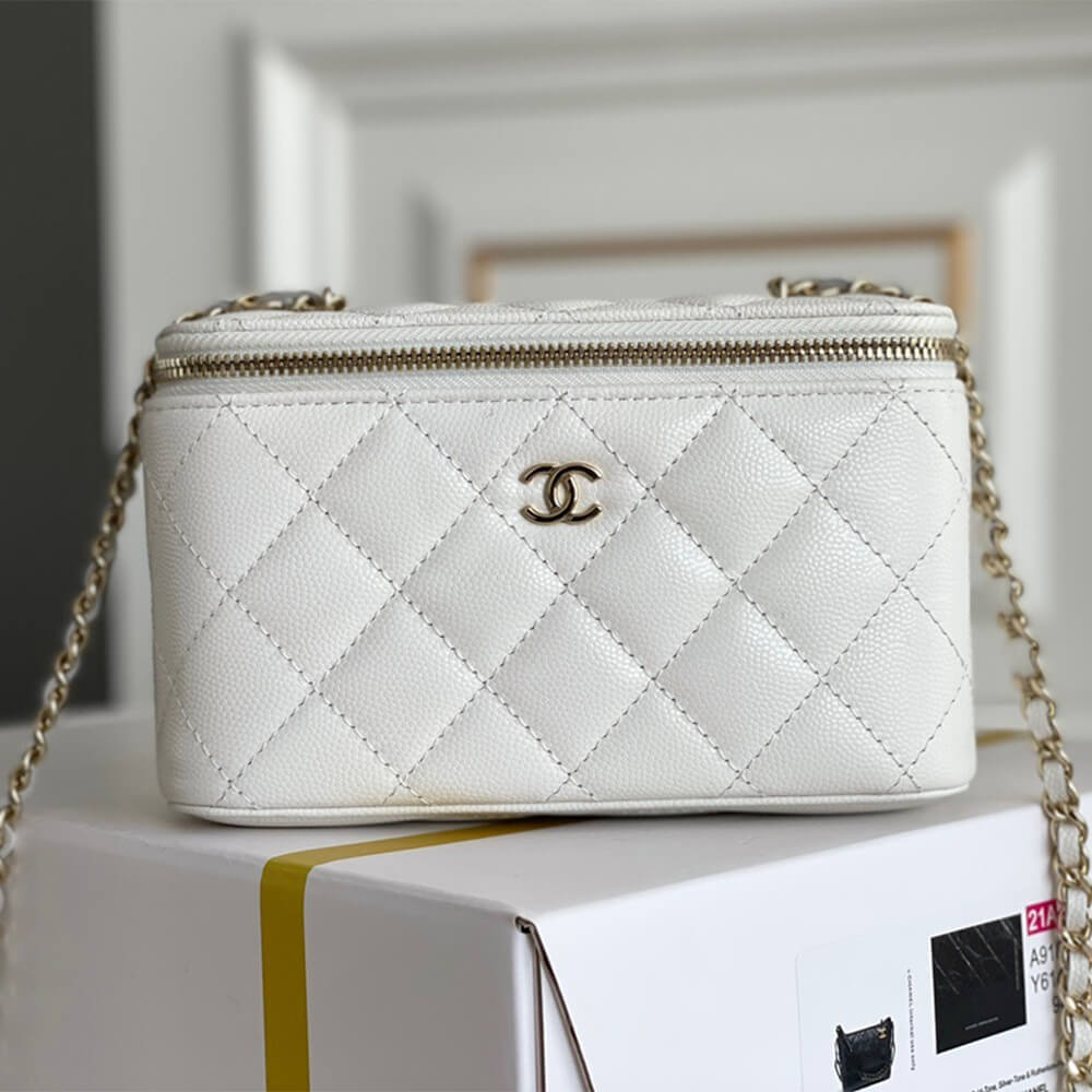 Chanel long box cosmetic bag - Image 2