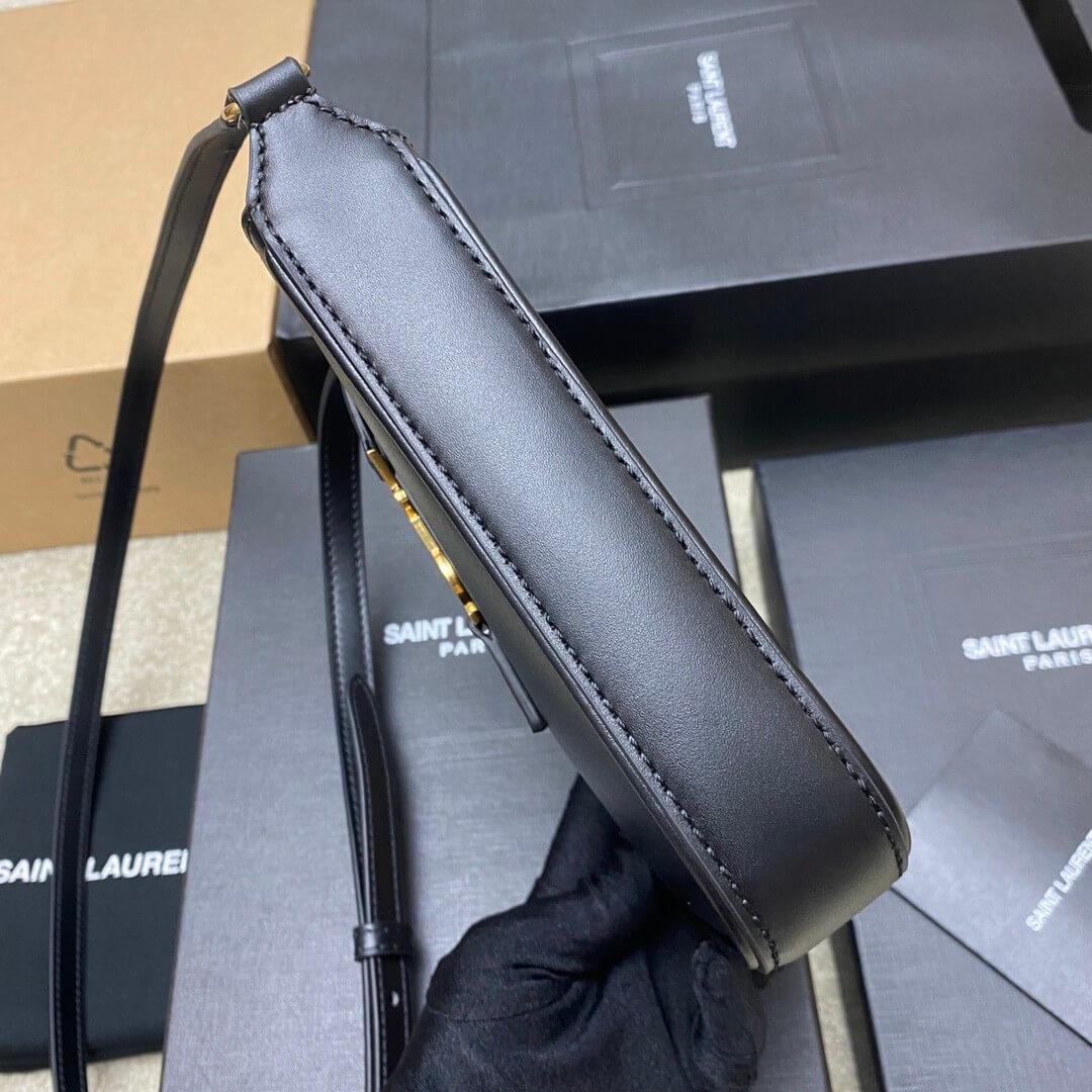 YSL Le 5 A 7 mini vertical bag in shiny leather - Image 3