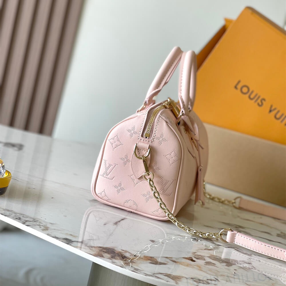 Pink LV Speedy Bandouliere 20 (Best
grade) - Image 3
