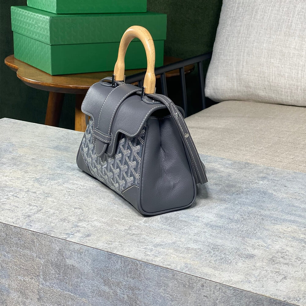 Grey Goyard Saigon Souple Mini Bag - Image 3