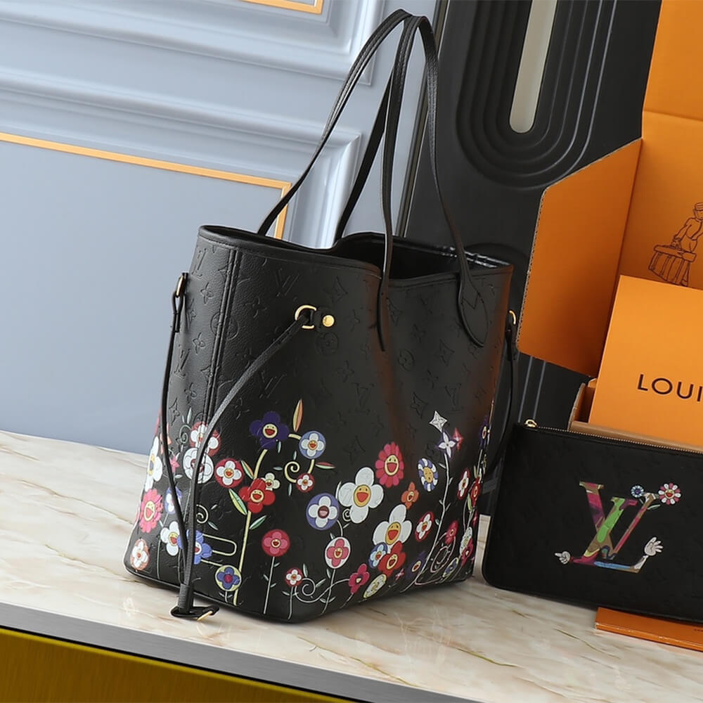 Black LV x TM Neverfull MM - Image 3