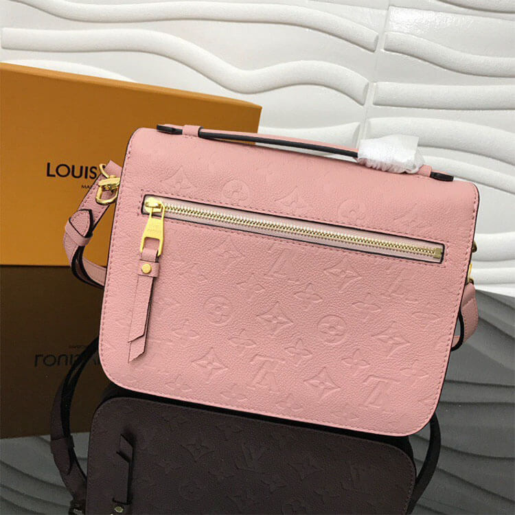 Rose Poudre Pink LV Pochette Metis Handbag - Image 3