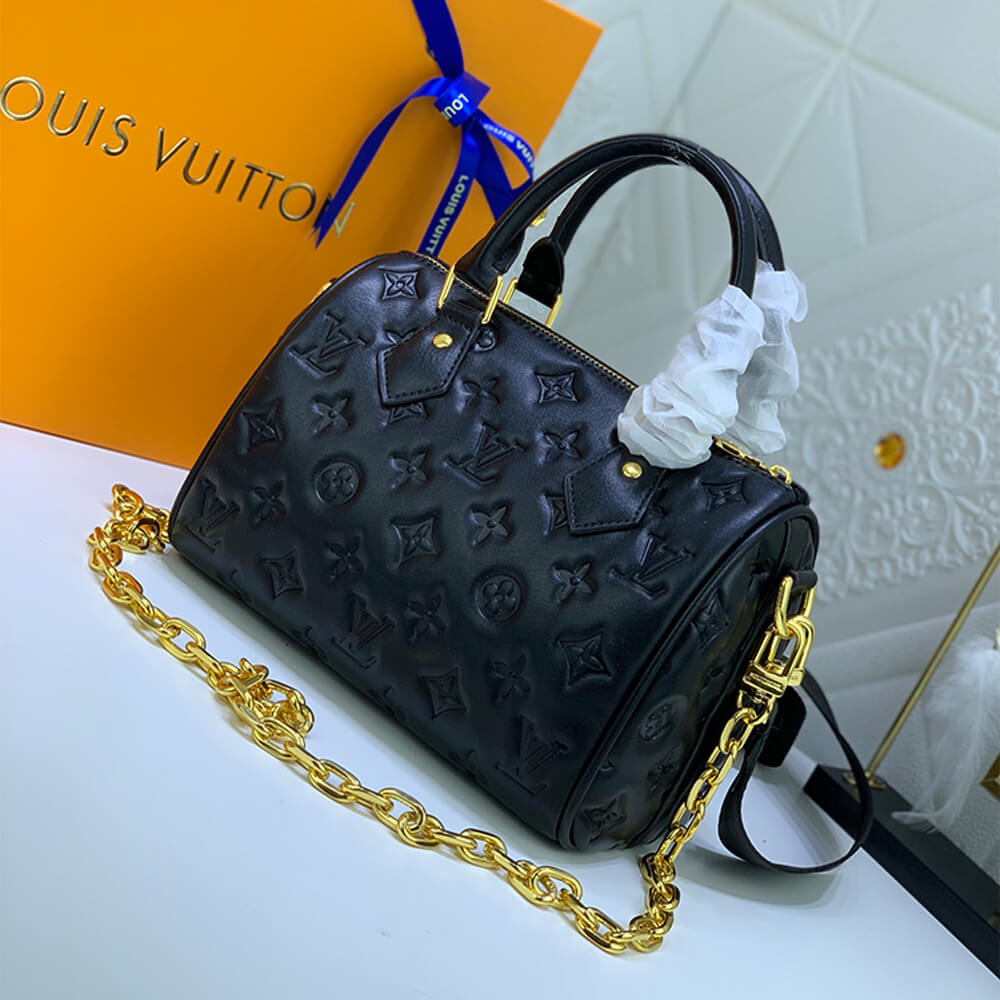 Black Louis Vuitton SPEEDY BANDOULIERE 22 - Image 3
