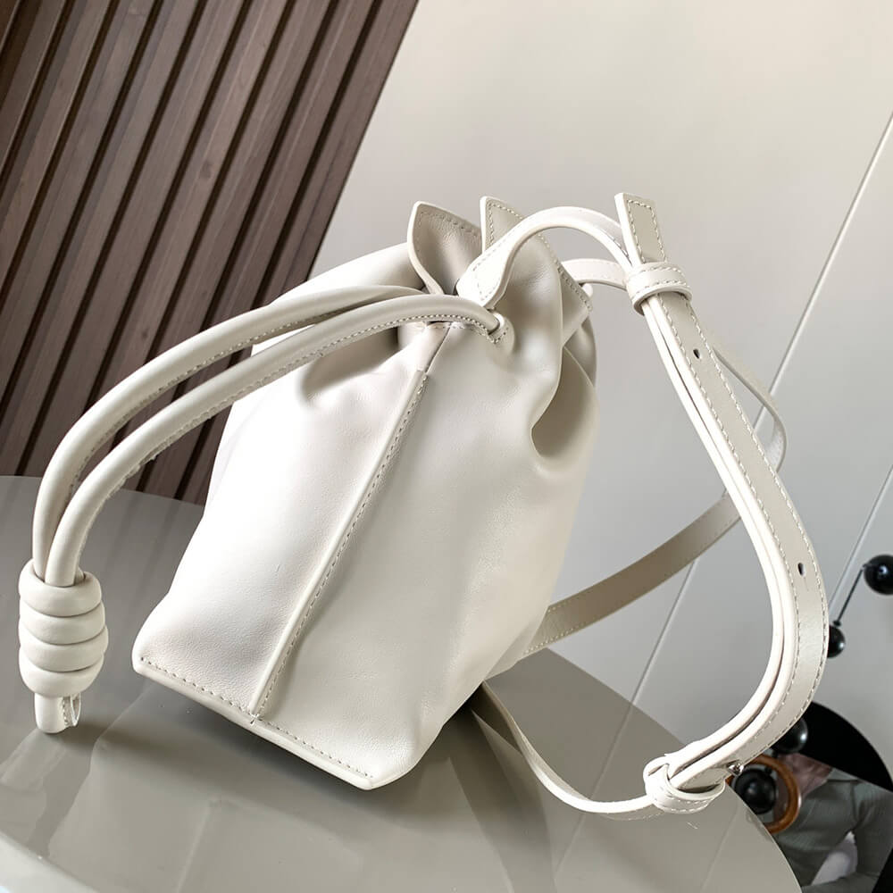 Sea Salt LOEWE Medium Flamenco clutch in nappa calfskin (Best
GRADE) - Image 3