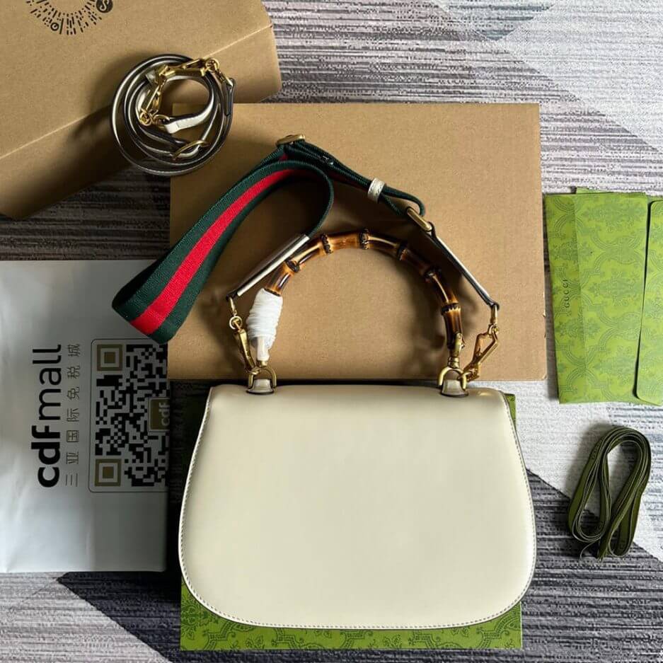 GUCCI BAMBOO 1947 MEDIUM TOP HANDLE BAG - Image 4