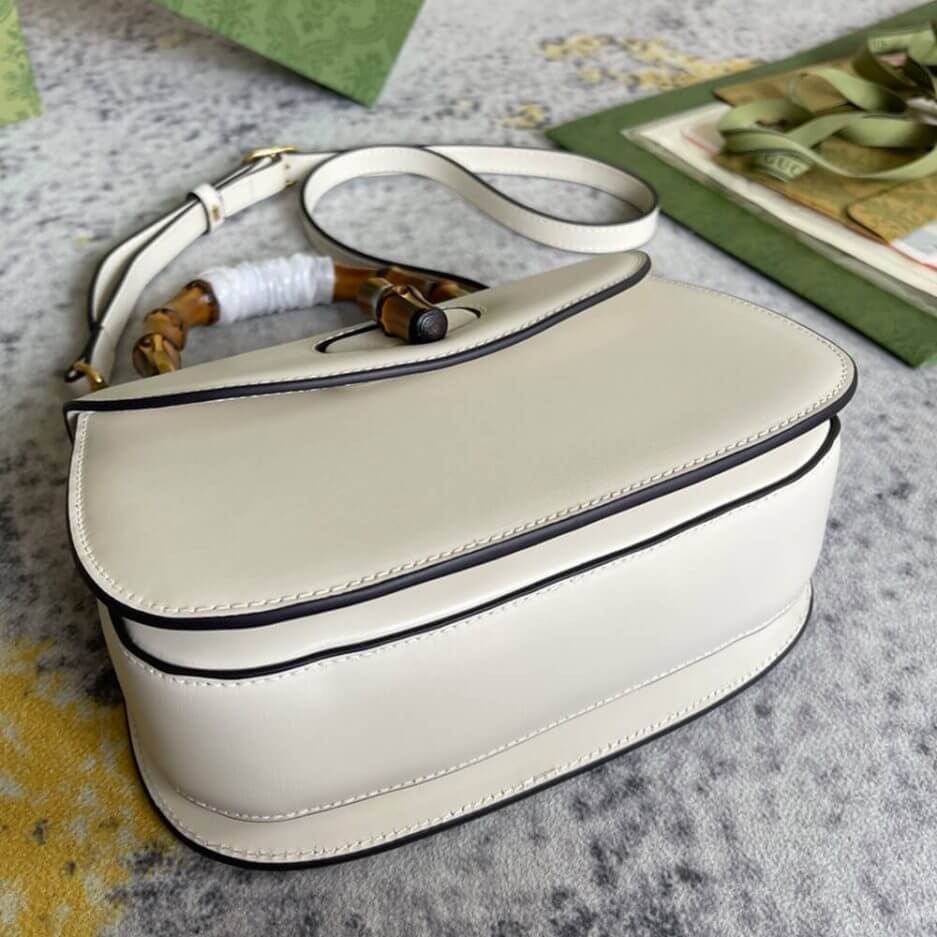 GUCCI BAMBOO 1947 JUMBO GG SMALL TOP HANDLE BAG - Image 4
