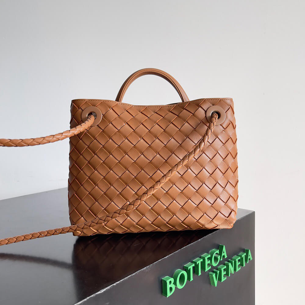 Brown Bottega Veneta Small Andiamo - Image 4