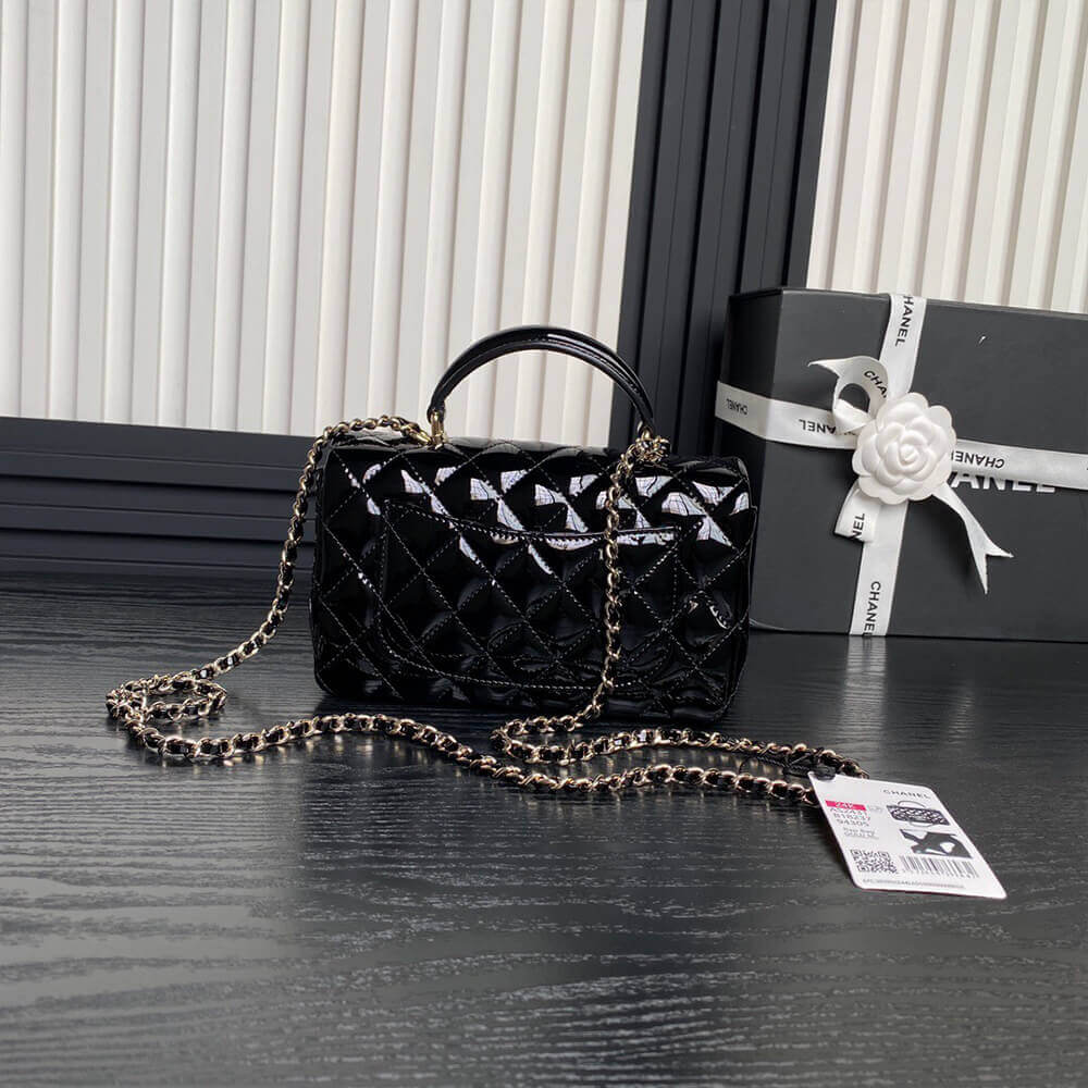 CHANEL Mini Classic Handbag With Top Handle - Image 4