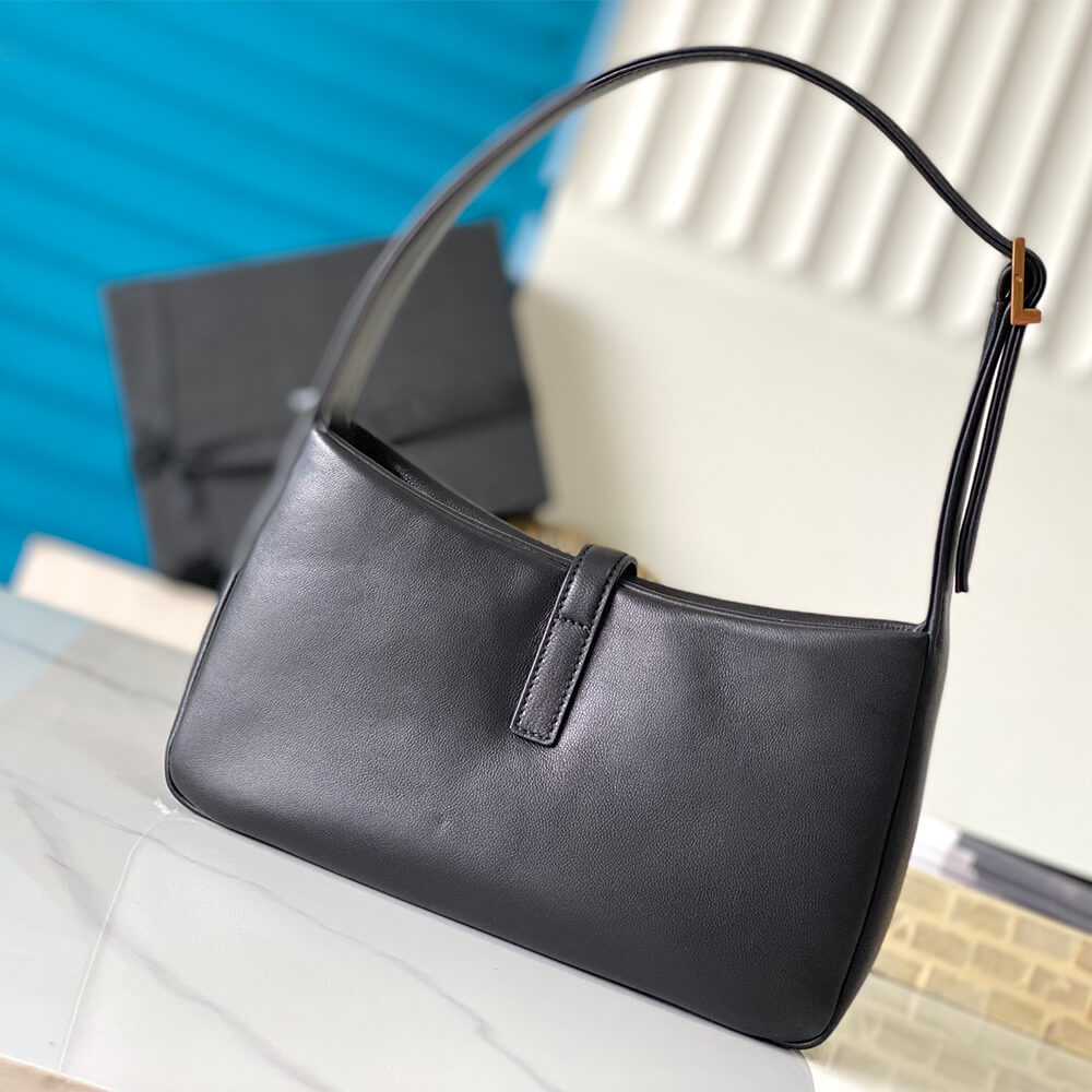 Black YSL LE 5 A 7 ARMPIT BAG - Image 4