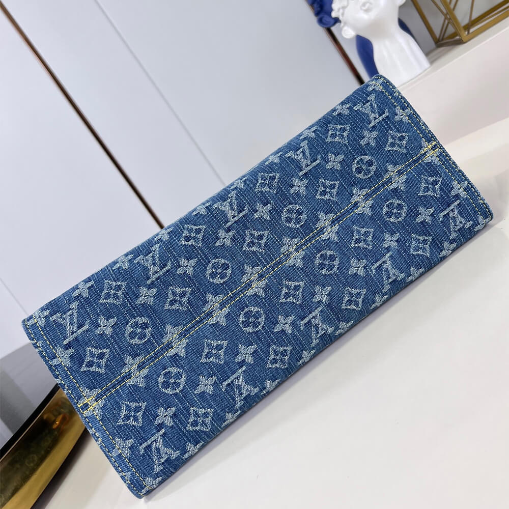Denim Blue LV OnTheGo MM - Image 5